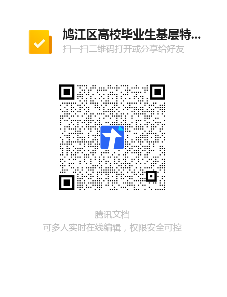 鳩江區高校畢業(yè)生基層特崗報名登記表二維碼.png