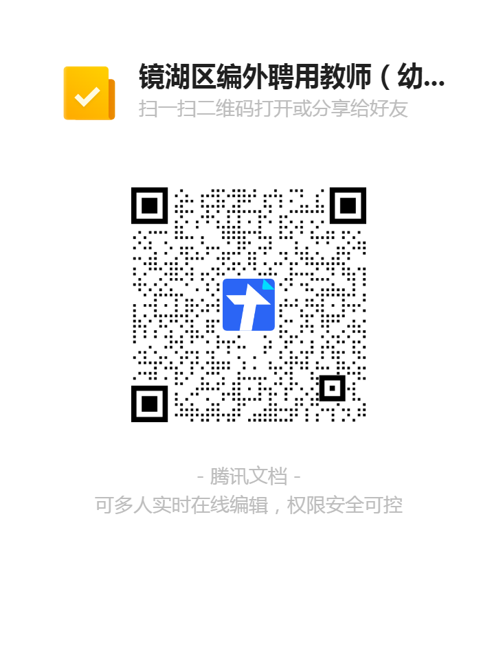 鏡湖區編外聘用教師(幼兒園)報名登記表二維碼.png